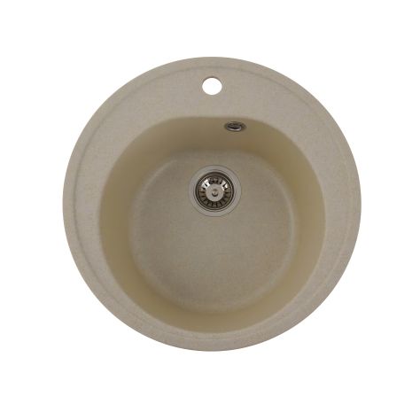 Матовая песочная гранитная мойка для кухни VALESO LUNA 510