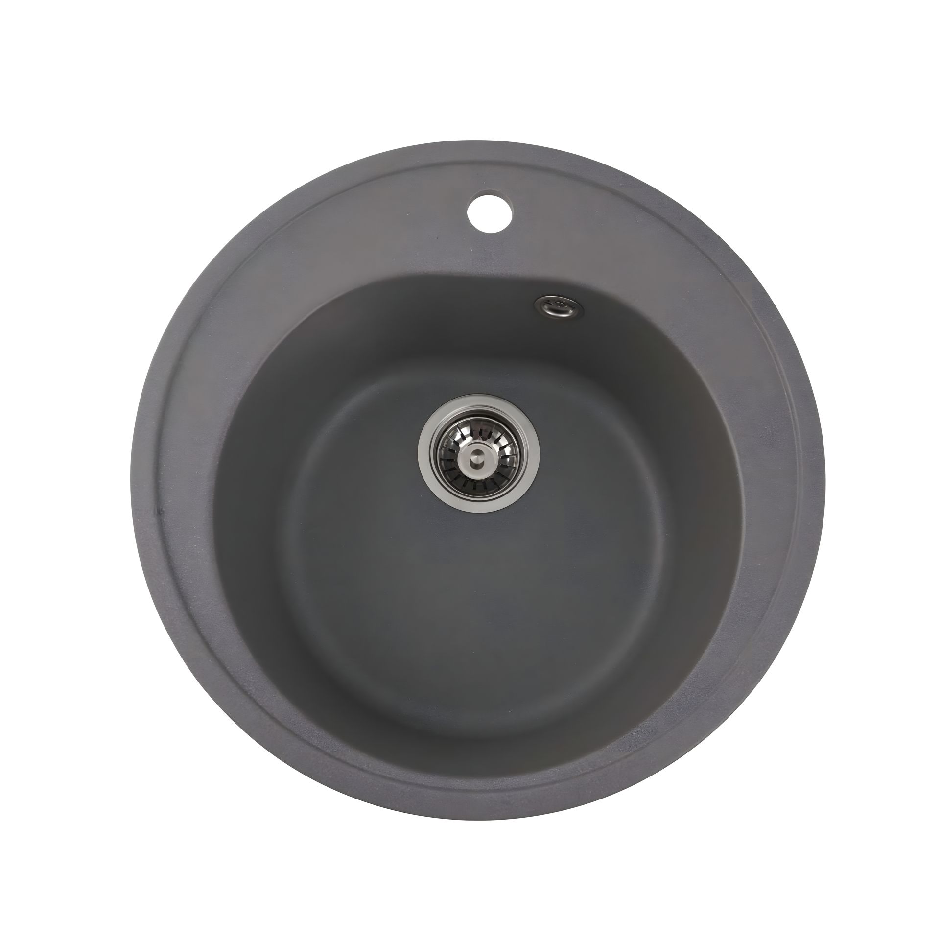 Гранітна мийка для кухні Platinum 510 LUNA матова сірого кольору Гранітна мийка для кухні Platinum 510 LUNA матова сірого кольору