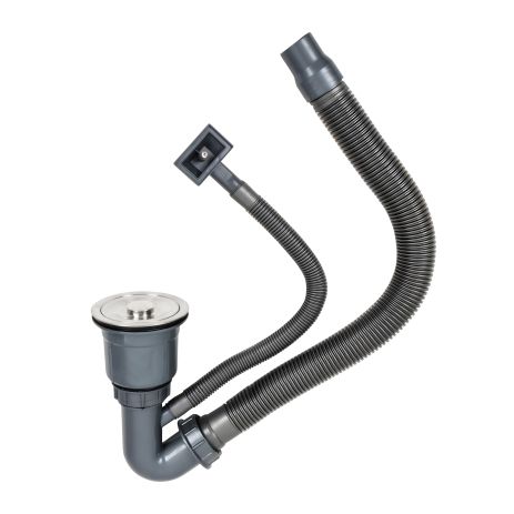 Сифон одинарный для кухонной мойки Handmade S1