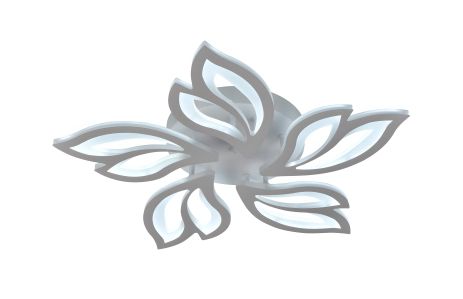 Люстра светодиодная акриловая INTEREES IS X6078-5 WT белая