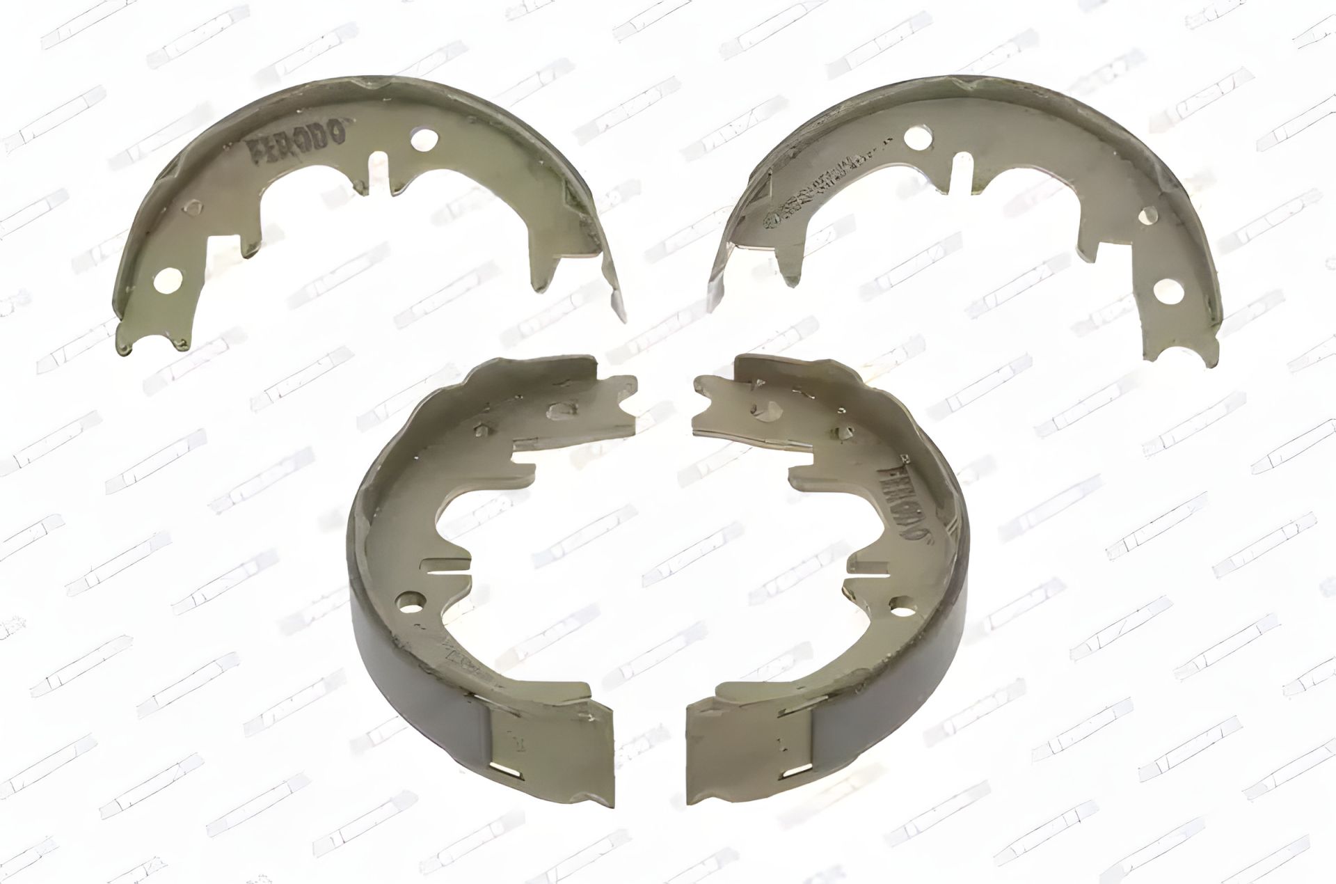 Комплект стояночных тормозных колодок Lexus ES, Toyota Verso, FERODO (FSB4069) Комплект стояночных тормозных колодок Lexus ES, Toyota Verso, FERODO (FSB4069)