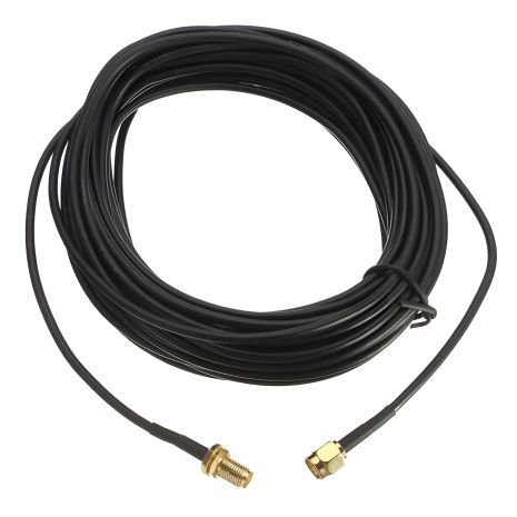 Антенний подовжувач з SMA роз'ємами Unitoptek RP-SMA-5, довжина 5 метрів Антенний подовжувач з SMA роз'ємами Unitoptek RP-SMA-5, довжина 5 метрів