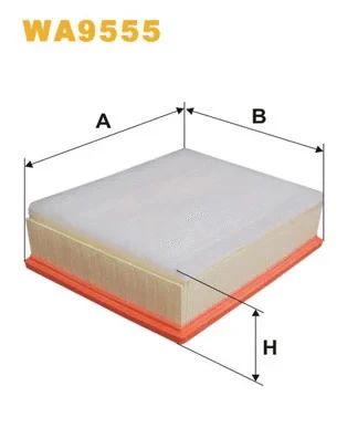 Фільтр повітряний LAND ROVER, WIXFILTRON (WA9555)