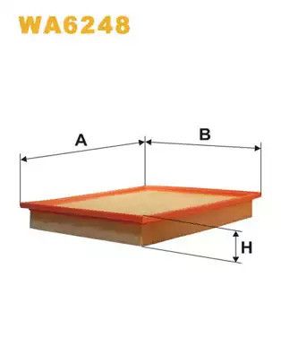 Фільтр повітряний BMW 5, WIXFILTRON (WA6248)