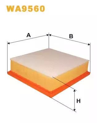 Фільтр повітряний OPEL COMBO, WIXFILTRON (WA9560)