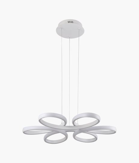 Люстра подвесная светодиодная Sirius LCD3061 WT белая