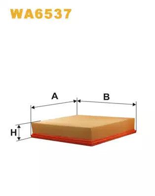 Фільтр повітряний AUDI A6, WIX FILTERS (WA6537)