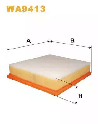 Фільтр повітряний NISSAN INTERSTAR, OPEL MOVANO, WIX FILTERS (WA9413)
