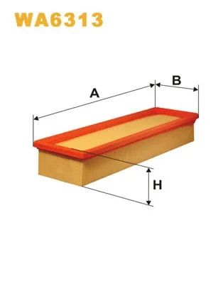 Фільтр повітряний RENAULT ESPACE, WIX FILTERS (WA6313)