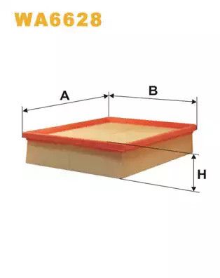 Фільтр повітряний LAND ROVER, WIX FILTERS (WA6628)