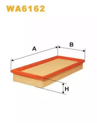Фільтр повітряний PLYMOUTH NEON, DODGE CARAVAN, CHRYSLER GRAND, WIX FILTERS (WA6162)