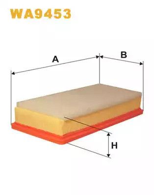 Фільтр повітряний CITROËN C5, PEUGEOT 407, WIX FILTERS (WA9453)
