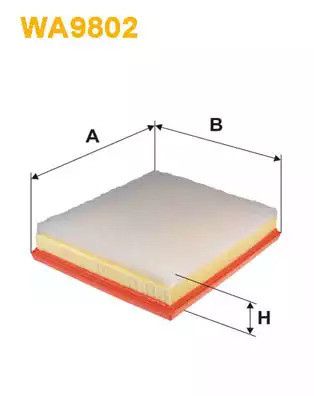Фильтр воздушный OPEL COMBO, TOYOTA PROACE, WIX FILTERS (WA9802)