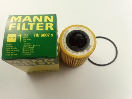 Фільтр масляний Astra G, MANN (HU6007X) (24460713)