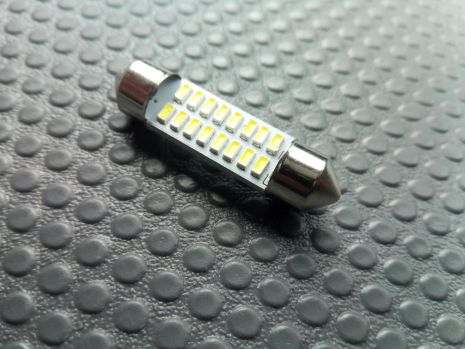 Лампа светодиод с/ц 12V C5W 36 мм AC 16SMD (35 х 28) белая