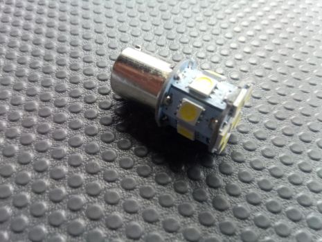 Лампа світлодіод с/ц 12V P21W 1156 13SMD (1 поверх) біла