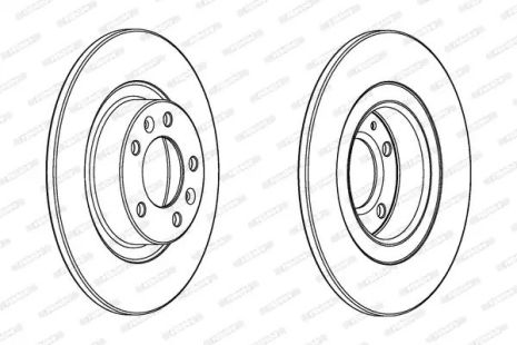 Brake Peugeot 508, Ferodo (DDF2297C)