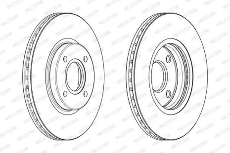 Brake Ford B-Max, Ferodo (DDF2461C)