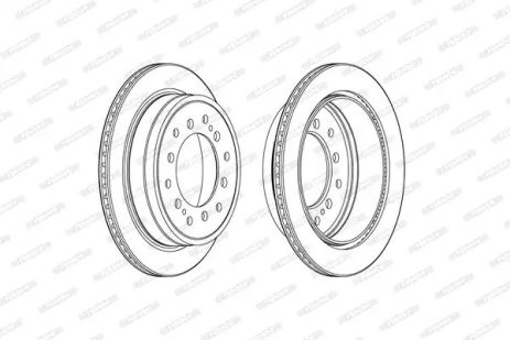 Brake Lexus GX, Toyota Land Cruiser, Ferodo (DDF2505C)