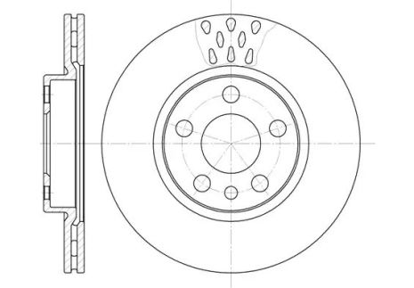 Диск тормозной FIAT SCUDO, CITROËN JUMPY, REMSA (644211)