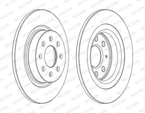 Brake Fiat Punto, Opel Corsa, Ferodo (DDF1299C)