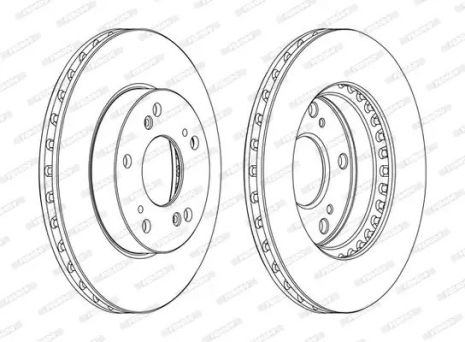 Brake Honda Cr-Z, Ferodo (DDF1939c)