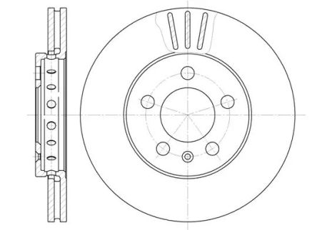 Brake VW Golf IV, Seat Toledo, Woking (D654510)