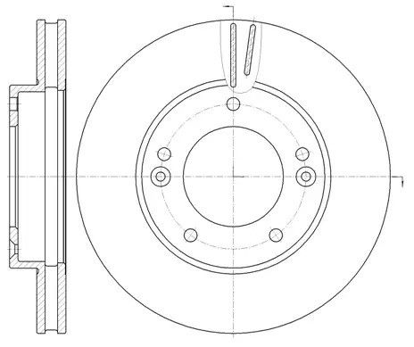 Диск тормозной LAND ROVER, KIA SORENTO, REMSA (699210)