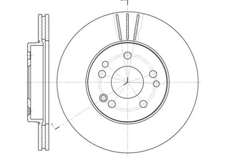 Диск тормозной KIA OPIRUS, MERCEDES-BENZ E-CLASS, REMSA (631410)