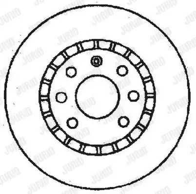 Brake FSO Lanos, Chevrolet Vectra, Jurid (5614888JC)