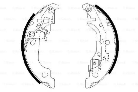 Fiat Punto, Bosch Brake Pads (0986487597)