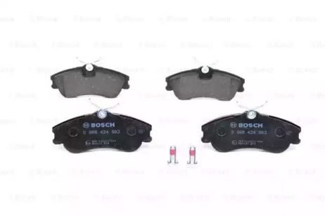 Набір гальмівних прокладок, Disk Brake Peugeot 206, Citroyn XSara, Bosch (0986424583)