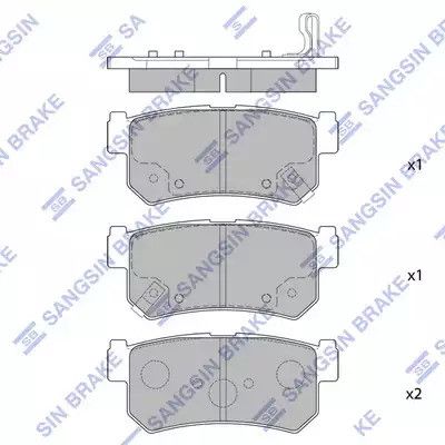 Set Set, Daewoo Rexton, Ssangyong Rexton, Sangsin (SP1151)