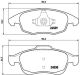 Набір гальмівних колодок, диск Brake DS DS, Peugeot 5008, Brembo (P61083)