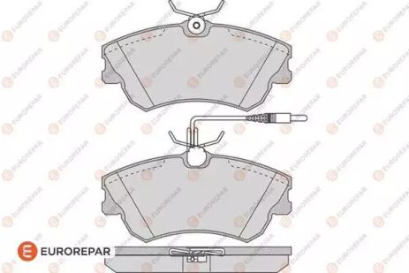 Набір гальмівних майданчиків, Disk Brake Renault Espace, Eurorepar (1617254680)