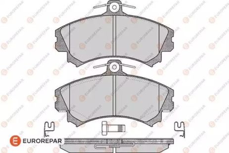 Комплект тормозных колодок, дисковый тормоз VOLVO V40, MITSUBISHI SPACE, EUROREPAR (1617268380)