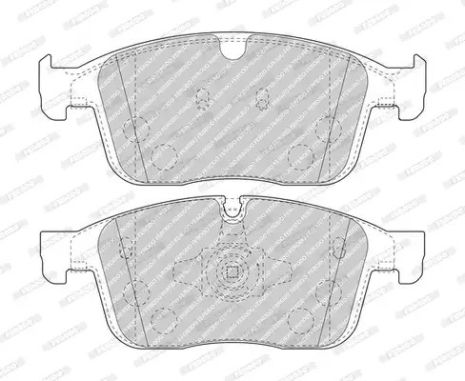 Комплект гальмівних колодок, дискове гальмо VOLVO XC60, FERODO (FDB4943)