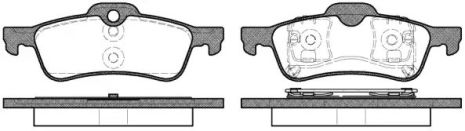 Комплект тормозных колодок, дисковый тормоз MINI MINI, WOKING (P962300)