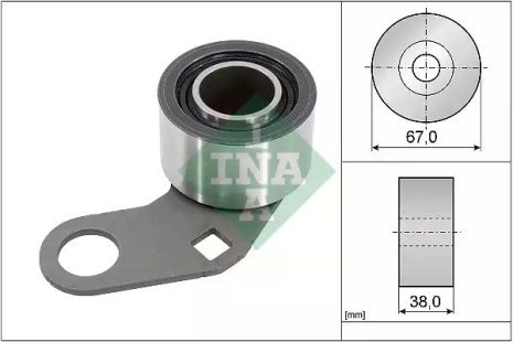 Натяжной ролик ремня ГРМ LAND ROVER, INA (531033110)