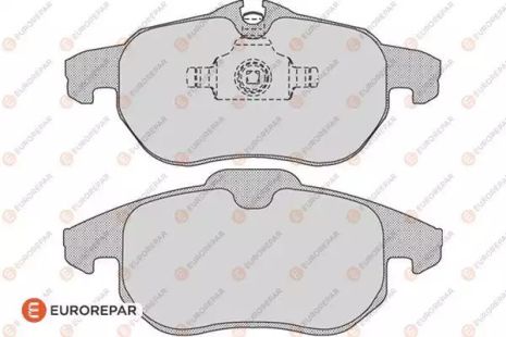 Комплект тормозных колодок, дисковый тормоз FIAT CROMA, OPEL SIGNUM, EUROREPAR (1617266080)