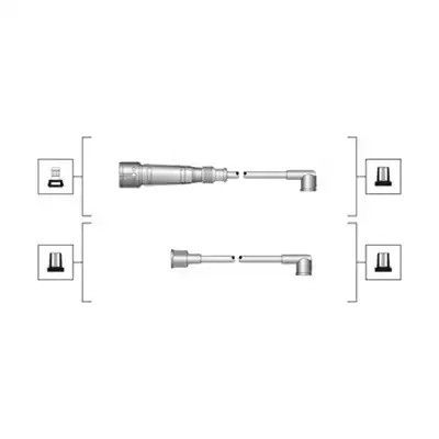 Набір проводів запалювання Dodge Stratus, Chrysler PT, Magnetimarelli (941319170003)