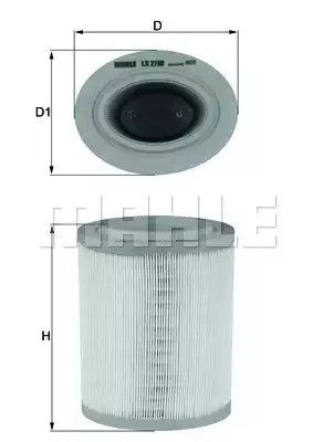 Air Alfa Romeo Air, Mahle/Knecht (LX2790)