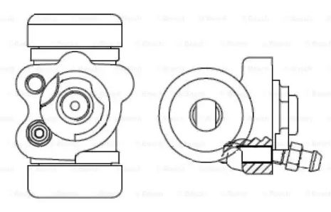 Циліндр гальмівний робочий TOYOTA YARIS, BOSCH (F026002393)