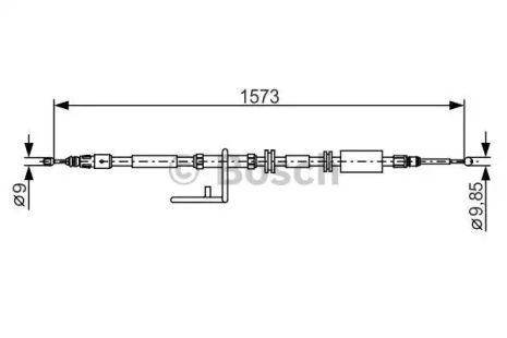 Ручний кабельний Land Rover, Bosch (1987482313)