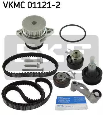 Помпа + комплект ременя ГРМ AUDI A2, SEAT LEON, SKF (VKMC011212)