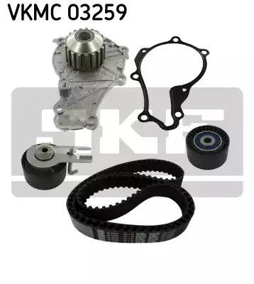 Помпа + комплект ременя ГРМ FORD AUSTRALIA, MINI MINI, SKF (VKMC03259)