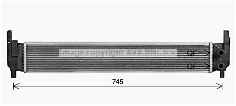 Сидіння радіатора охолодження двигуна Леон, VW Touran, Ava Cooling (VN2420)