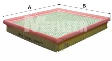 Фільтр повітряний OPEL ASTRA, OPEL KADETT, M-FILTER (K181)