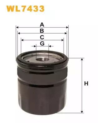 Oil Ford C-Max, WixFiltron (WL7433)