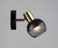 Бра настінне Sirius B N6237/1 BK+COP з регульованим механізмом